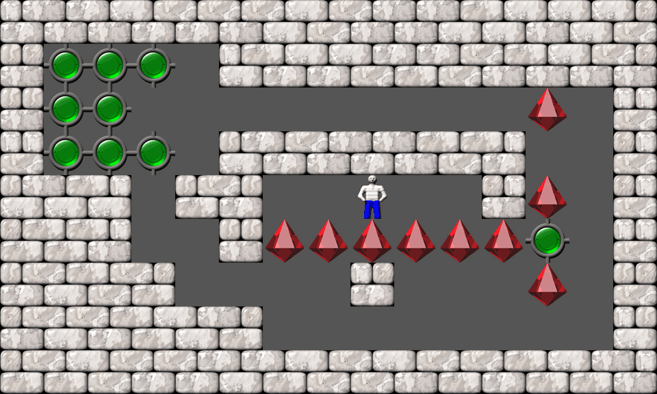 Сокобан More Bugs collections уровень 11